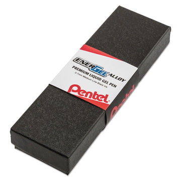 Pentel® Energel Alloy Gel Pen, Retractable, Medium 0.7 Mm, Black Ink, Gold Barrel freeshipping - TVN Wholesale